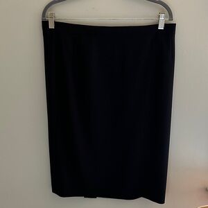 Escada New Wool Midi Length Skirt in Black, EU Sz 44/US 14